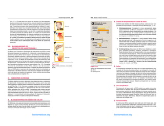 Farmacologia Ilustrada 233
(Fig. 17.11). A tosse seca, que ocorre em cerca de 10% dos pacientes,
parece ser decorrente do aumento dos níveis de bradicinina e substância
P na árvore pulmonar e melhora dentro de poucos dias após a interrup-
ção. A tosse seca acontece mais frequentemente em mulheres. O angio-
edema é uma reação rara, mas potencialmente fatal, que também pode
ser atribuída ao aumento dos níveis de bradicinina. Os níveis de potássio
devem ser monitorados durante o uso do IECA, e suplemento de potássio
e diurético poupador de potássio devem ser usados com cautela devido
ao risco de hiperpotassemia. Os níveis de creatinina no soro devem ser
monitorados, particularmente em pacientes com doença renal subjacen-
te. Contudo, um aumento da creatinina sérica de até 30% acima da linha
basal é aceitável, e por si não exige a descontinuação do tratamento. Os
IECAs podem induzir malformações fetais e não devem ser usados em
gestantes.
VIII. BLOQUEADORES Do
RECEPTOR DE ANGIOTENSINA II
Os BRAs como losartana e irbesartana são alternativas aos IECAs. Esses
fármacos bloqueiam os receptores AT1, diminuindo a sua ativação pela an-
giotensina II. Seus efeitos farmacológicos são similares aos dos IECAs por
produzirem dilatação arteriolar e venosa e bloqueio da secreção de aldos-
terona, reduzindo, assim, a pressão arterial e diminuindo a retenção de sal
e água (Fig. 17.10). Os BRAs não aumentam os níveis de bradicinina. Eles
podem ser usados como fármacos de primeira escolha para o tratamento
da hipertensão, especialmente em pacientes com forte indicação de diabe-
tes, insuficiência cardíaca ou doença renal crônica (Fig. 17.5). Os efeitos
adversos são semelhantes aos dos IECAs, embora o risco de tosse e an-
gioedema seja significativamente menor. Os BRAs não devem ser associa-
dos com IECA para o tratamento da hipertensão devido à similaridade de
mecanismo e de efeitos adversos. Estes fármacos também são teratogêni-
cos e não devem ser usados em gestantes. (Nota: os BRAs são discutidos
mais completamente no Capítulo 19.)
IX. INIBIDORES DA RENINA
O inibidor seletivo da renina, alisquireno, está disponível para o tratamento
da hipertensão. O alisquireno inibe diretamente a renina e, assim, atua mais
precocemente no sistema renina-angiotensina-aldosterona do que os IECAs
ou os BRAs (Fig. 17.10). Ele reduz a pressão arterial com eficácia similar à
dos BRAs, IECAs e tiazídicos. O alisquireno não deve ser usado rotineira-
mente associado com IECA ou BRA. O alisquireno pode causar diarreia,
especialmente em doses altas, e pode causar também tosse e angioedema,
mas possivelmente menos do que com IECAs. Como os IECAs e os BRAs, o
aliquireno é contraindicado durante a gestação. O aliquireno é biotransfor-
mado pela CYP3A4 e é sujeito a interações de fármacos.
X. BLOQUEADORES Dos CANAIS DE CÁLCIO
Os BCCs são uma opção de tratamento recomendado para hipertensos com
diabetes ou angina. Doses elevadas de BCCs de curta duração devem ser
evitadas devido ao maior risco de infarto do miocárdio por vasodilatação ex-
cessiva e acentuada estimulação cardíaca reflexa.
K+
Tosse seca
Erupção cutânea
Hipotensão
Hiperpotassemia
PA
Figura 17.11
Alguns efeitos adversos comuns dos
IECAs.
Capitulo_17_Whalen.indd 233 27/04/2016 14:07:58
ERRNVPHGLFRVRUJ
234 Whalen, Finkel  Panavelil
A. Classes de bloqueadores dos canais de cálcio
Os BCCs são divididos em três classes químicas, cada uma com pro-
priedades farmacocinéticas e indicações clínicas diferentes (Fig. 17.12).
1. Difenilalquilaminas: O verapamil é o único representante dessa
classe disponível nos EUA. O verapamil é o menos seletivo dos
BCCs e apresenta efeitos significativos nas células cardíacas e no
músculo liso vascular. Ele é usado também no tratamento da angi-
na e das taquiarritmias supraventriculares, bem como para prevenir
a enxaqueca e a cefaleia em salvas.
2. Benzotiazepínico: O diltiazem é o único membro dessa classe
que está aprovado nos EUA atualmente. Como o verapamil, o dil-
tiazem afeta tanto as células cardíacas quanto as do músculo liso
vascular, mas apresenta efeito inotrópico cardíaco negativo menos
pronunciado comparado ao efeito do verapamil. O diltiazem apre-
senta um perfil de efeitos adversos favorável.
3. Di-hidropiridinas: Esta classe de BCCs inclui nifedipino (o protó-
tipo), anlodipino, felodipino, isradipino, nicardipino e nisoldipino.
Esses fármacos diferem na farmacocinética, nos usos aprovados e
nas interações farmacológicas. Todas as di-hidropiridinas apresen-
tam muito maior afinidade pelos canais de cálcio vasculares do que
pelos canais de cálcio do coração. Elas são, por isso, particular-
mente benéficas no tratamento da hipertensão. As di-hidropiridinas
têm a vantagem de interagir pouco com outros fármacos cardiovas-
culares, como a digoxina ou a varfarina, que são frequentemente
usados em conjunto com BCCs.
B. Ações
A concentração intracelular de cálcio tem um papel importante na ma-
nutenção do tônus da musculatura lisa e na contração do miocárdio. O
cálcio entra nas células musculares através de canais de cálcio voltagem-
-sensíveis. Isso dispara a liberação de cálcio do retículo sarcoplasmático
e da mitocôndria, aumentando adicionalmente o nível de cálcio citosólico.
Os antagonistas de canais de cálcio bloqueiam a entrada de cálcio por se
ligarem aos canais de cálcio do tipo L no coração e nos músculos lisos
dos vasos coronarianos e arteriolares periféricos. Isso causa o relaxa-
mento do músculo liso vascular, dilatando principalmente as arteríolas.
Os BCCs não dilatam veias.
C. Usos terapêuticos
No tratamento da hipertensão, os BCCs podem ser usados como trata-
mento inicial ou adicional. Eles são úteis no tratamento de pacientes hi-
pertensos que também têm asma, diabetes e/ou doença vascular perifé-
rica porque, diferentemente dos β-bloqueadores, eles não têm potencial
de afetar adversamente essas condições. Todos os BCCs são úteis no
tratamento da angina. Além disso, diltiazem e verapamil são usados no
tratamento da fibrilação atrial.
D. Farmacocinética
A maioria dos BCCs apresenta meia-vida curta (3-8 horas) após uma
dose oral. Preparações de liberação sustentada estão disponíveis e per-
mitem dosificação única por dia. O anlodipino tem meia-vida muito longa
e não requer formulação de liberação estendida.
Diltiazem
Verapamil
Dilatação de vasos
coronarianos
Nifedipino
Ação
forte
Ação
fraca
Diltiazem
Verapamil
Condução AV
Nifedipino
Diminuída Aumentada
Diltiazem
Verapamil
Frequência de
efeitos adversos
Nifedipino
Frequente
Infrequente
Pouco efeito
18%
9%
2%
A
B
C
Figura 17.12
Ações dos bloqueadores dos canais
de cálcio.
AV, atrioventricular.
Capitulo_17_Whalen.indd 234 27/04/2016 14:07:59
ERRNVPHGLFRVRUJ
 