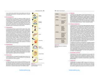 Farmacologia Ilustrada 163
Na+
Sedação e
sonolência
Náuseas
e êmese
Ataxia
Eritema
Hiponatremia
Ganho ou
perda de
massa corporal
Teratogenicidade
Osteoporose
Figura 12.7
Principais efeitos adversos dos
anticonvulsivantes.
é rara e pode causar aumento das enzimas hepáticas, que devem ser
monitoradas frequentemente. A teratogenicidade também é uma gran-
de preocupação.
B. Benzodiazepínicos
Os benzodiazepínicos se ligam aos receptores do GABA, que são inibi-
tórios, para reduzir a taxa de disparos. A maioria dos benzodiazepínicos
é reservada para emergências ou tratamento de crises agudas, devido
à sua tolerância. Contudo, clonazepam e clobazam podem ser prescri-
tos como auxiliares no tratamento em tipos particulares de crises. O dia-
zepam também está disponível para administração retal para evitar ou
interromper convulsões tônico-clônicas generalizadas prolongadas ou
agrupadas, quando a administração oral não é possível.
C. Carbamazepina
A carbamazepina bloqueia os canais de sódio, inibindo, assim, a gera-
ção de potenciais de ação repetitivos no foco epilético e evitando seu
alastramento. Ela é eficaz para tratar as crises focais e, adicionalmente,
as convulsões tônico-clônicas generalizadas, a neuralgia do trigêmio
e os transtornos bipolares. A carbamazepina tem absorção lenta e er-
rática após administração por via oral e pode variar de genérico para
genérico, resultando em amplas variações de concentração sérica. Ela
induz sua própria biotransformação, resultando em concentrações sé-
ricas menores nas doses mais altas. A carbamazepina é indutora das
enzimas CYP1A2, CYP2C e CYP3A e da uridina 5’-difosfato (UDP) –
glicuronosiltransferase (UGT), o que aumenta a depuração de outros
fármacos (Fig. 12.8). Pode ser notada hiponatremia em alguns pacien-
tes, especialmente em idosos, o que requer a troca de medicação. A
carbamazepina não deve ser prescrita para pacientes com crises de
ausência, porque pode aumentá-las.
D. Eslicarbazepina
Acetato de eslicarbazepina é uma pró-fármaco convertida ao metabólito
ativo eslicarbazepina (S-licarbazepina) por hidrólise. S-licarbazepina é o
metabólito ativo da oxcarbazepina (ver adiante). Ela é um bloqueador do
canal de sódio disparado por voltagem e aprovada contra crises de iní-
cio parcial em adultos. A eslicarbazepina tem farmacocinética linear e é
eliminada por glicuronidação. O perfil de efeitos adversos inclui tonturas,
sonolência, diplopia e cefaleia. Reações adversas graves como urticária,
efeitos psiquiátricos e hiponatremia ocorrem raramente.
E. Etossuximida
A etossuximida reduz a propagação da atividade elétrica anormal no cé-
rebro provavelmente inibindo os canais de cálcio tipo T. Ela é eficaz ape-
nas no tratamento de crises de ausência.
F. Ezogabina
A ezogabina parece abrir canais de potássio tipo M disparados por volta-
gem, levando à estabilização do potencial de repouso. A ezogabina tem
farmacocinética linear sem interações com outros fármacos nas dosa-
gens baixas. Os efeitos adversos são retenção urinária, prolongamento
do intervalo QT, coloração azulada da pele e anormalidade na retina.
Capitulo_12_Whalen.indd 163 25/04/2016 10:05:00
ERRNVPHGLFRVRUJ
164 Whalen, Finkel  Panavelil
CYP1A2
CYP2C8
CYP2C9
CYP2C19
CYP3A4
UDP-glicurosoniltransferase
Carbamazepina
Carbamazepina
Carbamazepina
Divalproex
Fenobarbital
Fenitoína
Carbamazepina
Clobazam
Etossuximida
Perampanel
Tiagabina
Zonisamida
Divalproex
Ezogabina
Lamotrigina
Lorazepam
Clobazam
Divalproex
Felbamato
Fenobarbital
Fenitoína
Zonisamida
Figura 12.8
Biotransformação dos antiepiléticos
pelas CYP.
G. Felbamato
O felbamato tem amplo espectro de ação anticonvulsivante com múl-
tiplos mecanismos propostos, incluindo o bloqueio de canais de sódio
voltagem-dependente, competindo com o local de ligação do coagonista
glicina no receptor N-metil-D-aspartato (NMDA) glutamato, bloqueando
canais de cálcio e potencializando a ação do GABA. O felbamato é um
inibidor dos fármacos biotransformados por CYP2C19 e induz os fárma-
cos biotransformados por CYP3A4. Ele é reservado para uso em epilep-
sias refratárias (particularmente a síndrome Lennox-Gastaut) devido ao
risco de anemia aplástica (cerca de 1:4.000) e insuficiência hepática.
H. Fenitoína e fosfenitoína
A fenitoína bloqueia os canais de sódio voltagem-dependentes, ligando-se
seletivamente ao canal no estado inativo e tornando lenta a sua recupe-
ração. Ela é eficaz para o tratamento de crises focais e tônico-clônicas
generalizadas e no tratamento do estado epilético. A fenitoína induz os
sistemas enzimáticos CYP2C, CYP3A e UGT, acelerando a biotransfor-
mação dos fármacos substratos desses sistemas. Ela exibe biotransfor-
mação por enzima saturável, resultando em propriedades farmacociné-
ticas não lineares (pequenos aumentos na dose diária podem produzir
grandes aumentos na concentração no plasma, resultando em toxicidade
induzida por fármaco) (Fig. 12.9). Ocorre depressão do SNC, particular-
mente no cerebelo e no sistema vestibular, causando nistagmo e ataxia.
Os idosos são muito suscetíveis a este efeito. Hiperplasia gengival pode
levar ao crescimento da gengiva sobre os dentes (Fig. 12.10). O uso por
tempo prolongado pode levar ao desenvolvimento de neuropatias peri-
féricas e osteoporose. Embora a fenitoína seja vantajosa por seu baixo
custo, o preço real do tratamento pode ser muito maior, considerando o
potencial de toxicidade grave e os efeitos adversos.
A fosfenitoína é um pró-fármaco que rapidamente é convertido em fenitoína
no sangue (em poucos minutos). Ao passo que a fosfenitoína pode ser
administrada por via intramuscular (IM), a fenitoína sódica nunca deve ser
administrada por essa via, pois causa lesão tecidual e necrose. A fosfeni-
toína é o fármaco de escolha e padrão quando se precisa do efeito da fe-
nitoína por via intravenosa ou intramuscular. Devido a denominações com
sons e apresentações similares, há risco de ocorrerem erros de prescri-
ções. A denominação comercial da fosfenitoína é Cerebyx®
, que pode ser
confundida facilmente com Celebrex®
, um inibidor da cicloxigenase-2, ou
com Celexa®
, um antidepressivo.
I. Fenobarbital e primidona
O mecanismo de ação primário do fenobarbital é a potenciação dos
efeitos inibitórios dos neurônios mediados por GABA (ver Cap. 9). A
primidona é biotransformada a fenobarbital (principalmente) e feniletil-
malonamida, ambos com atividade anticonvulsivante. O fenobarbital é
usado principalmente no tratamento do estado epilético quando outros
fármacos falham.
J. Gabapentina
A gabapentina é um análogo do GABA. Contudo, ela não atua nos re-
ceptores GABA, potencializa as ações do GABA nem se converte em
GABA. O mecanismo de ação preciso é desconhecido. Ela é aprovada
como tratamento auxiliar para crises focais e tratamento da neuralgia
pós-herpética. A gabapentina apresenta farmacocinética não linear (ver
Capitulo_12_Whalen.indd 164 25/04/2016 10:05:01
ERRNVPHGLFRVRUJ
 