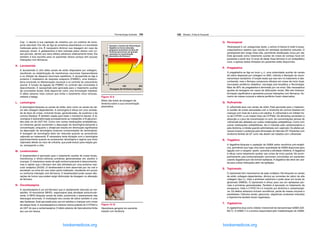 Farmacologia Ilustrada 165
Cap. 1) devido à sua captação do intestino por um sistema de trans-
porte saturável. Ela não se liga às proteínas plasmáticas e é excretada
inalterada pelos rins. É necessário diminuir sua dosagem em caso de
doenças renais. A gabapentina é bem tolerada pelos idosos com cri-
ses parciais, devido aos seus efeitos adversos relativamente leves. Ela
também é boa escolha para os pacientes idosos porque tem poucas
interações com fármacos.
K. Lacosamida
A lacosamida in vitro afeta canais de sódio disparados por voltagem,
resultando na estabilização de membranas neuronais hiperexcitáveis
e na inibição de disparos neuronais repetitivos. A lacosamida se liga à
proteína 2 mediadora da resposta colapsina (P2MRC), uma fosfopro­
teína envolvida na diferenciação neuronal e no controle do crescimento
axonal. A função da ligação da P2MRC no controle das convulsões é
desconhecido. A lacosamida está aprovada para o tratamento auxiliar
de convulsões focais. Está disponível como uma formulação injetável.
O efeito adverso mais comum que limita o tratamento inclui tonturas,
cefaleia e fadiga.
L. Lamotrigina
A lamotrigina bloqueia os canais de sódio, bem como os canais de cál-
cio alta voltagem-dependentes. A lamotrigina é eficaz em uma varieda-
de de tipos de crises, incluindo focais, generalizadas, de ausência e de
Lennox-Gestaut. É também usada para tratar o transtorno bipolar. A la-
motrigina é biotransformada principalmente ao metabólito 2-N-glicuroní-
deo pela via da UGT1A4. Como com outras medicações antiepiléticas,
os indutores gerais aumentam a depuração da lamotrigina baixando a
concentração, enquanto o divalproex resulta em diminuição significativa
na depuração de lamotrigina (maiores concentrações de lamotrigina).
A dosagem de lamotrigina deve ser reduzida quando se acrescentar
valproato ao tratamento. É necessária lenta titulação com a lamotrigina
(particularmente quando se acrescentar lamotrigina a regime que inclui
valproato) devido ao risco de urticária, que pode evoluir para reação gra-
ve, ameaçando a vida.
M. Levetiracetam
O levetiracetam é aprovado para o tratamento auxiliar de crises focais,
mioclônicas e tônico-clônicas primárias generalizadas em adultos e
crianças. O mecanismo exato de ação anticonvulsivante é desconhecido,
mas é sabido que o fármaco tem alta afinidade por uma proteína vesi-
cular sináptica (SV2A). O levetiracetam é bem absorvido por via oral e
excretado na urina em sua maior parte inalterado, resultando em pouca
ou nenhuma interação com fármacos. O levetiracetam pode causar alte-
rações de humor que podem exigir diminuição da dosagem ou alteração
do fármaco.
N. Oxcarbazepina
A oxcarbazepina é um pró-fármaco que é rapidamente reduzido ao me-
tabólito 10-monoidróxi (MHD), responsável pela atividade anticonvulsi-
vante. O MHD bloqueia canais de sódio, prevenindo o alastramento das
descargas anormais. A modulação dos canais de cálcio também é uma
das hipóteses. Está aprovada para uso em adultos e crianças com crises
de ataque focal. A oxcarbazepina é indutora menos potente do CYP3A4 e
do UGT do que a carbamazepina. O efeito adverso de hiponatremia limita
seu uso em idosos.
Dosagem de fenitoína (mg/dia)
Concentração
plasmática
(mg/mL)
0 400 800
30
0
20
10
Quando o sistema de hidroxilação
hepático se torna saturado,
pequenos aumentos na dose de
fenitoína provocam um grande
aumento na concentração
plasmática do fármaco
Figura 12.9
Efeito não linear da dosagem de
fenitoína sobre a sua concentração
plasmática.
Figura 12.10
Hiperplasia gengival em paciente
tratado com fenitoína.
Capitulo_12_Whalen.indd 165 25/04/2016 10:05:01
ERRNVPHGLFRVRUJ
166 Whalen, Finkel  Panavelil
O. Perampanel
Perampanel é um antagonista ácido α-amino-3-hidroxi-5-metil-4-isoxa­
zolepropiônico seletivo que resulta em atividade excitatória reduzida. O
perampanel tem longa meia-vida, permitindo dosificação única por dia.
Está aprovado como tratamento auxiliar de crises de começo focal em
pacientes a partir dos 12 anos de idade. Esse fármaco é um antiepilético
novo, e apenas dados limitados em pacientes estão disponíveis.
P. Pregabalina
A pregabalina se liga ao local α2-δ, uma subunidade auxiliar de canais
de cálcio disparado por voltagem no SNC, inibindo a liberação do neuro-
transmissor excitatório. A função exata que isso tem no tratamento é des-
conhecida, mas o fármaco comprovou eficácia em crises de início focal,
neuropatia periférica diabética, neuralgia pós-herpética e fibromialgia.
Mais de 90% da pregabalina é eliminada por via renal. São necessários
ajustes de dosagens em casos de disfunções renais. Não tem biotrans-
formação significativa e apresenta poucas interações com fármacos. Au-
mento de massa corporal e edema periférico foram observados.
Q. Rufinamida
A rufinamida atua nos canais de sódio. Está aprovada para o tratamen-
to auxiliar de crises associadas com a síndrome de Lennox-Gastaut em
crianças com mais de 4 anos e em adultos. A rufinamida é um inibidor fra-
co da CYP2E1 e um indutor fraco da CYP3A4. Os alimentos aumentam a
absorção e o pico de concentração no soro. As concentrações séricas de
rufinamida são afetadas por outras medicações antiepiléticas. Como com
outras medicações antiepiléticas, ela é induzida pela carbamazepina e
pela fenitoína, e inibida quando administrada com valproato. Os efeitos ad-
versos incluem o potencial para diminuição do intervalo QT. Pacientes com
síndrome familiar de QT curto não devem ser tratados com rufinamida.
R. Tiagabina
A tiagabina bloqueia a captação de GABA pelos neurônios pré-sinápti-
cos, permitindo que haja uma maior quantidade de GABA disponível para
ligação com o receptor; assim, aumenta a atividade inibitória. A tiagabina
é eficaz como tratamento auxiliar nas crises de início parcial. No acom-
panhamento pós-comercialização ocorreram convulsões em pacientes
usando tiagabina que não tinham epilepsia. A tiagabina não deve ser usa-
da para outras indicações além da epilepsia.
S. Topiramato
O topiramato tem mecanismos de ação múltiplos. Ele bloqueia os canais
de sódio voltagem-dependentes, diminui as correntes de cálcio de alta
voltagem (tipo L), inibe a anidrase carbônica e pode atuar em locais do
glutamato (NMDA). O topiramato é eficaz para uso em epilepsias par-
ciais e primárias generalizadas. Também é aprovado no tratamento da
enxaqueca. Inibe a CYP2C19 e é induzido por fenitoína e carbamazepi-
na. Os efeitos adversos incluem sonolência, perda de massa corporal e
parestesias. Cálculos renais, glaucoma, oligoidrose (sudorese reduzida)
e hipertermia também foram registrados.
T. Vigabatrina
A vigabatrina atua como inibidor irreversível da transaminase GABA (GA-
BA-T). A GABA-T é a enzima responsável pelo metabolização do GABA.
Capitulo_12_Whalen.indd 166 25/04/2016 10:05:01
ERRNVPHGLFRVRUJ
 
