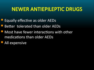 Comprehensive Overview of Antiepileptic Drugs and Epilepsy Management ...