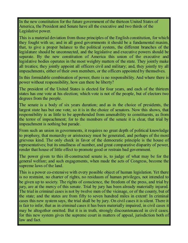 Federalist papers for dummies picture