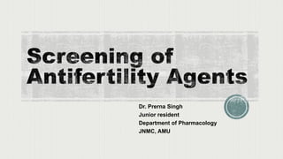 Dr. Prerna Singh
Junior resident
Department of Pharmacology
JNMC, AMU
 