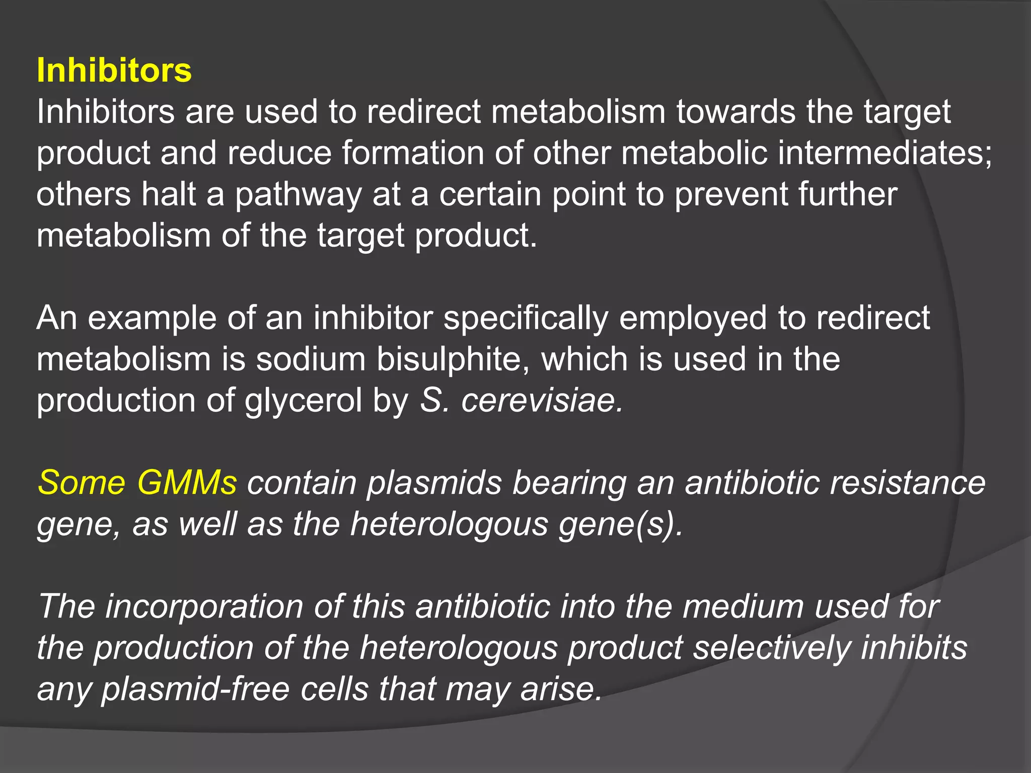 Inhibit Example Anti-foaming agents, inducers, precursors and inhibitors in ...