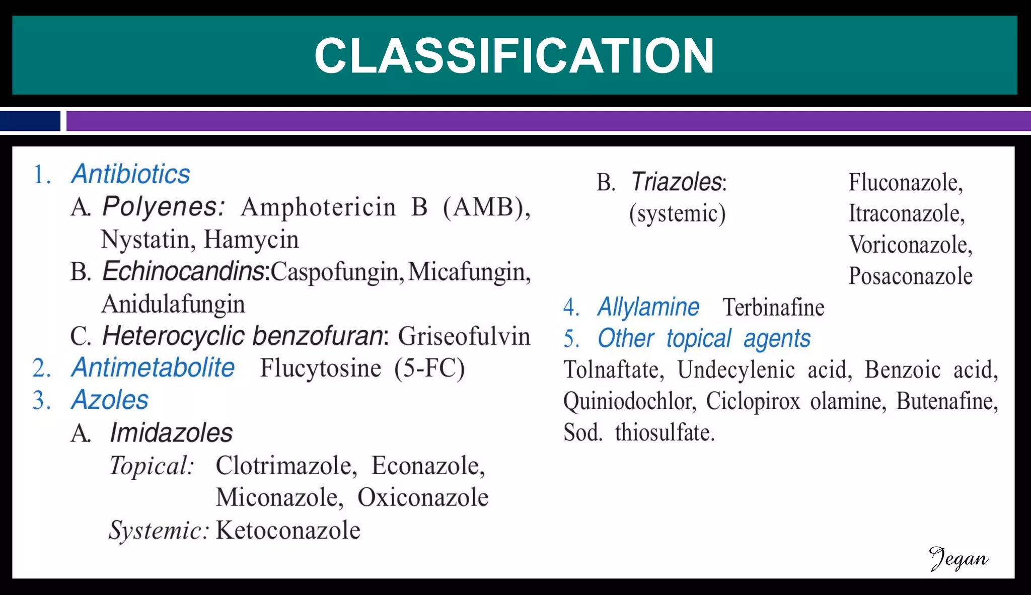 CLASSIFICATION
Jegan
 