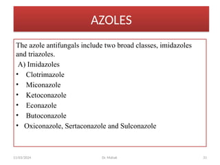 Different Azoles antifungal.pptx anti-fungals play important role in various respiratory ...