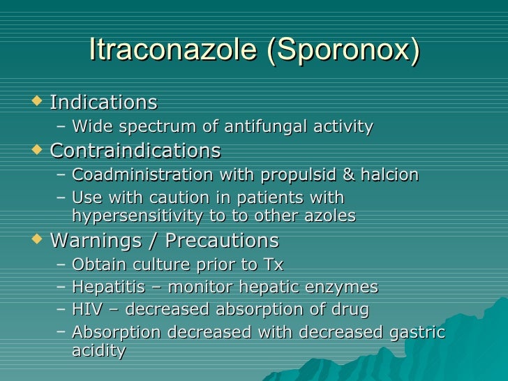 Antifungal Treatment