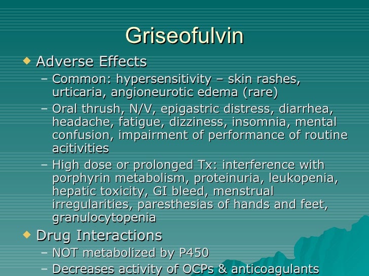 Antifungal Treatment