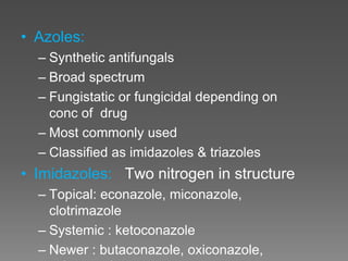 Different Azoles anti fungal agent.pptx