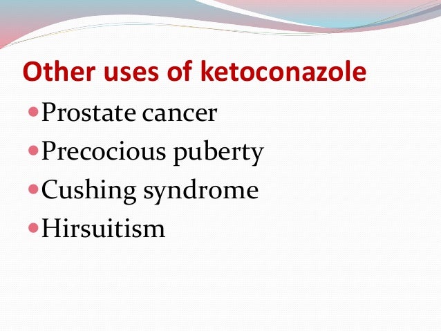 ketoconazole dosing in prostate cancer