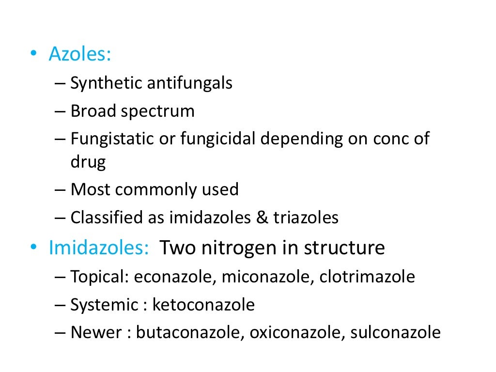 Antifungal drugs