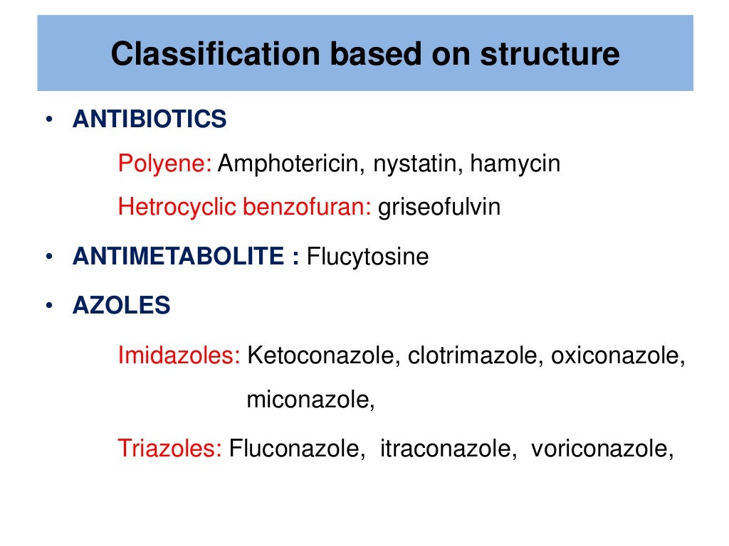 Antifungal drugs