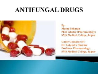 By:
Meenu Saharan
Ph.D scholar (Pharmacology)
SMS Medical College, Jaipur
Under Guidance of:
Dr. Lokendra Sharma
Professor Pharmacology
SMS Medical College, Jaipur
 