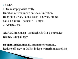 Antifungal Drugs | PPTX