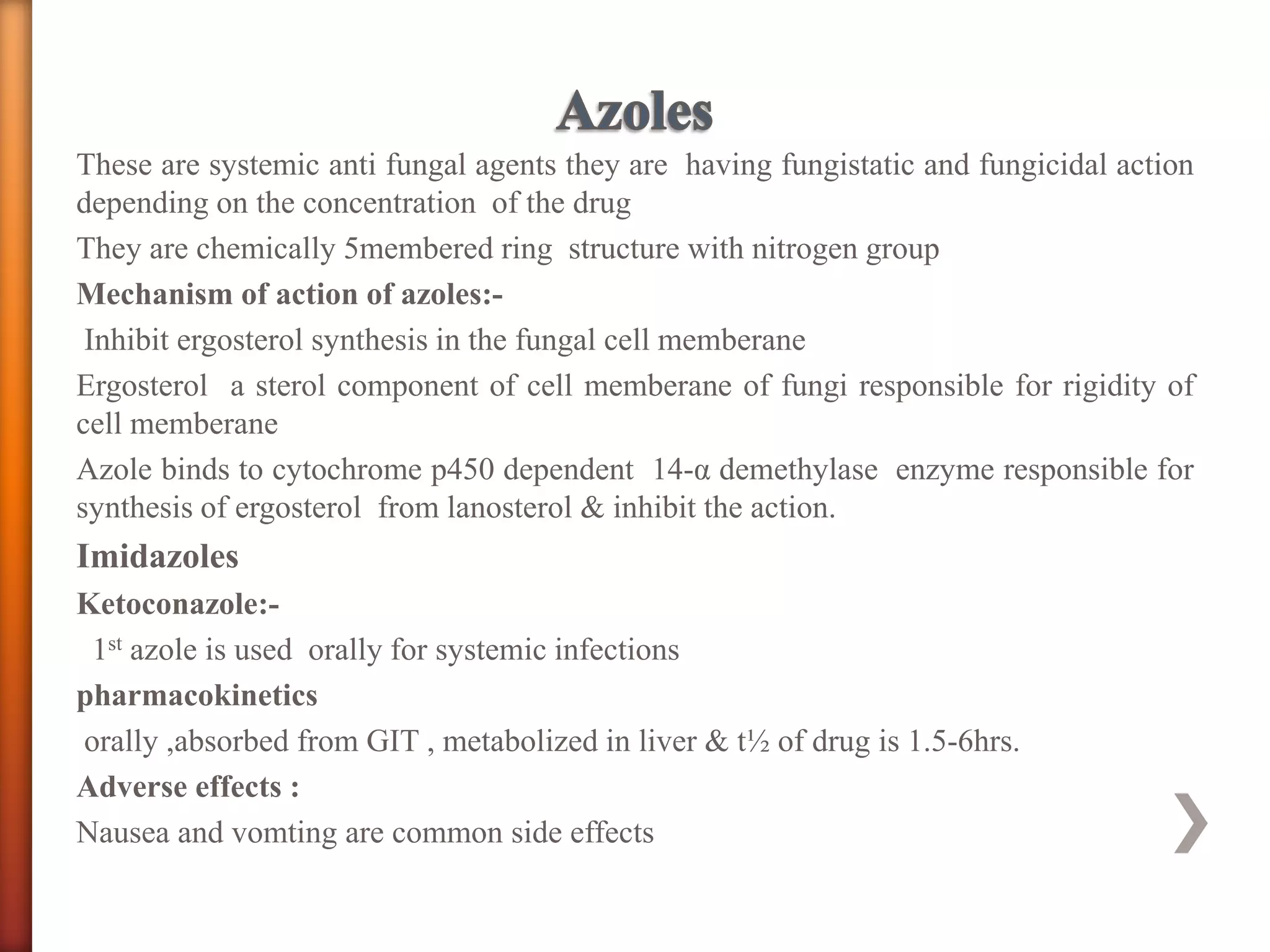 Anti fungal drugs | PPTX