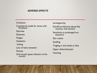 Antifungal drugs, mechanism of action and effects.ppt