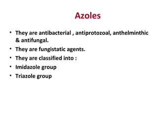 Antifungal drugs | PPT