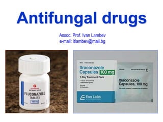Assoc. Prof. Ivan Lambev
e-mail: itlambev@mail.bg
Antifungal drugs
 