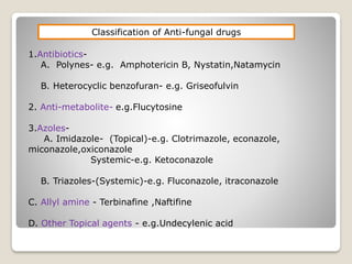 Antifungal ppt (1) | PDF