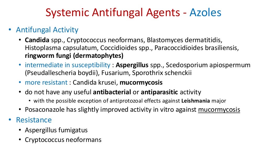 Antifungals