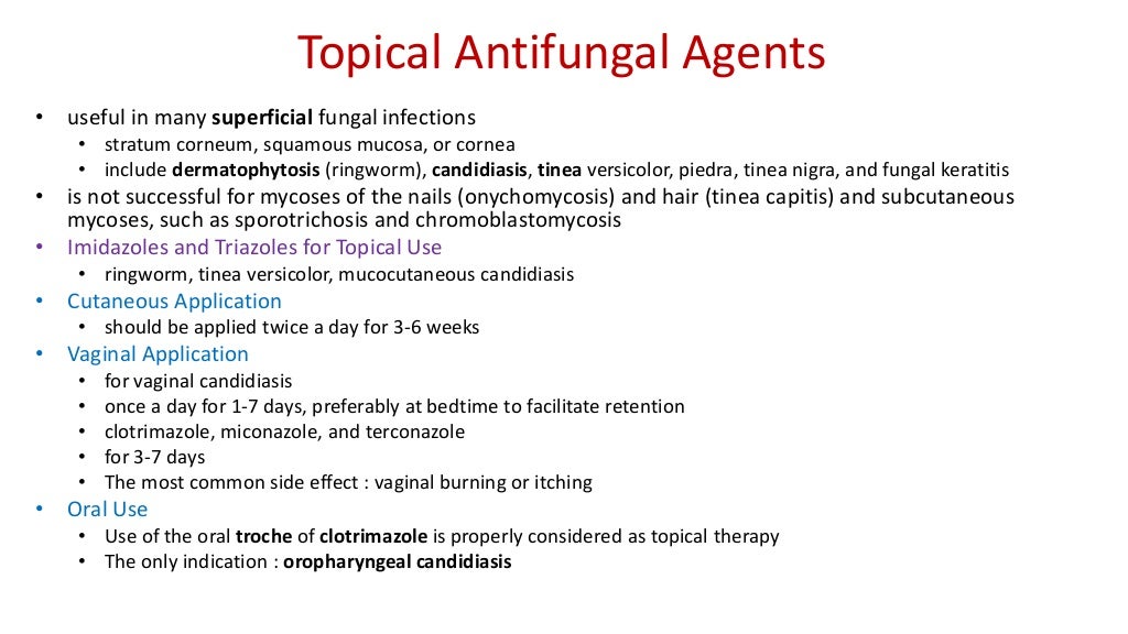 Antifungals