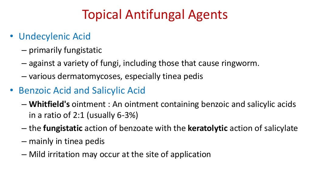Antifungals