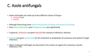 Pharmacology - Antifungals | PDF