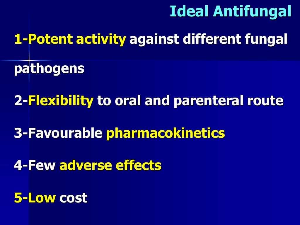 Antifungal treatment