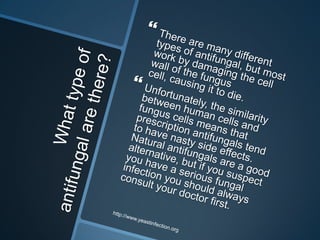 Antifungal treatments