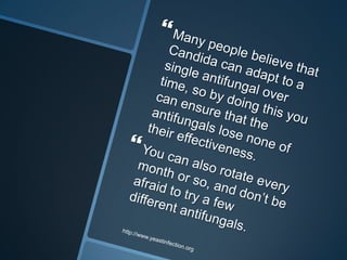 Antifungal treatments