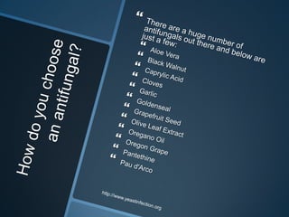 Antifungal treatments