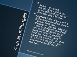 Antifungal treatments