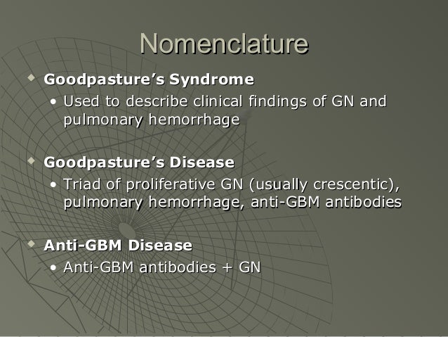 Anti-GBM Diseases