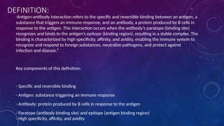 Antigen antibody interaction immunology .pptx