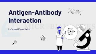 Antigen-Antibody
Interaction
Let’s start Presentation
 