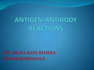DR ARUNA RANI BEHERA
MD MICROBIOLOGY
 