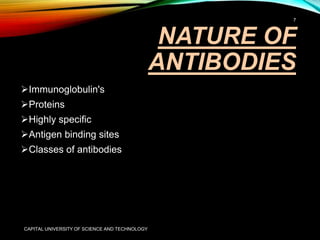 Antigen and antibodies | PPTX