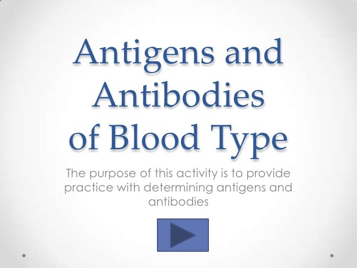 Antigens and antibodies rlo with hyperlink to video and no audio