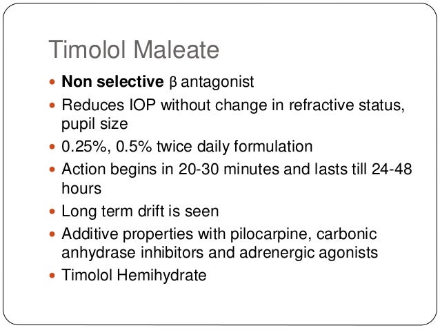 Antiglucoma medications Antiglucoma medications