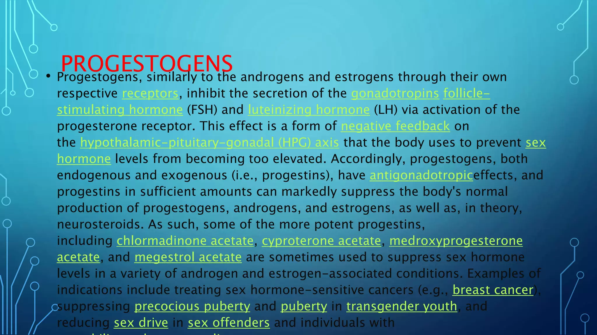 Antigonadotropic agents | PPTX