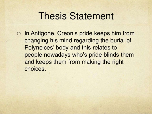 antigone thesis