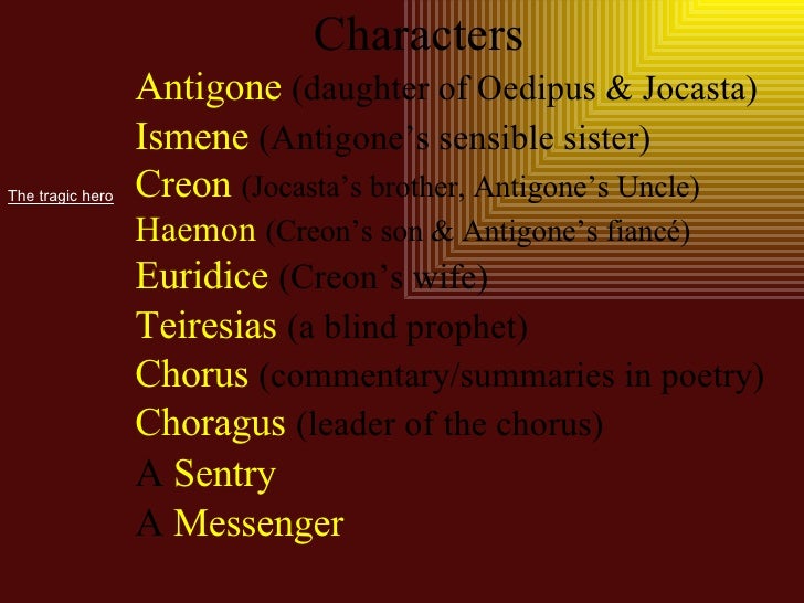 Antigone And Creon Character Analysis