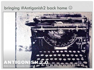 bringing #Antigonish2 back home J
 
