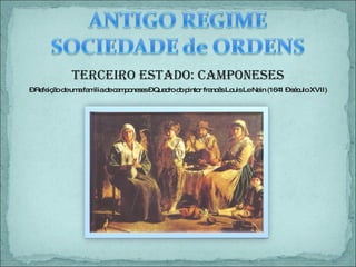 Antigo Regime Terceiro Estado Povo Do Cs Imagens | PPS