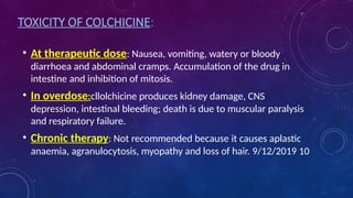 Anti Gout Drugs used in pharmacology 1 (1).pptx