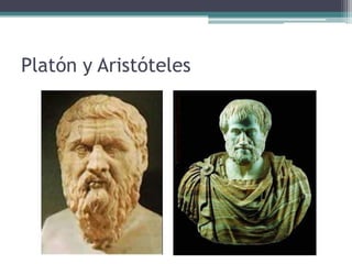 Platón y Aristóteles
 