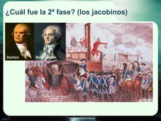 www.profesorfrancisco.es
¿Cuál fue la 2ª fase? (los jacobinos)
Danton Robespierre
 