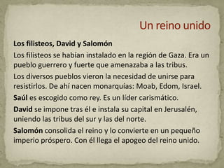 Monarquía y profetismo en el antiguo Israel | PPTX