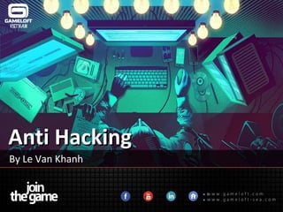 1
Anti HackingAnti Hacking
By Le Van Khanh
 