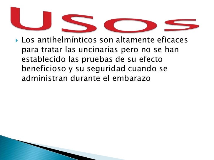 Que curar las lombrices a los niños