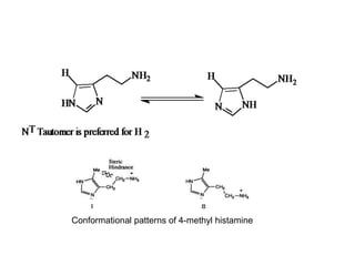 Conformational patterns of 4-methyl histamine
 